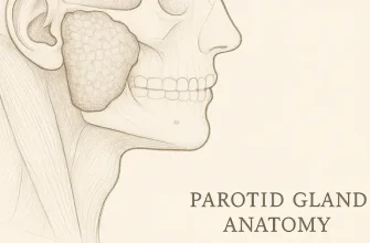 parotid gland anatomy side view with Stensen's duct illustration