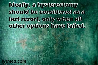 partial hysterectomy pros and cons