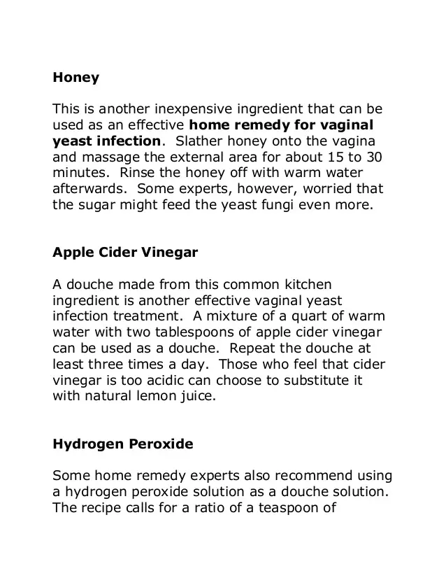 43 Home Remedy For Vaginal Yeast Infection Treatment Health Recovery Tips