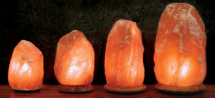 what does a salt rock lamp do