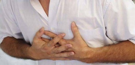 chest pain under left breast comes and goes