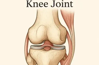 Anatomical illustration of the human knee joint showing bones, ligaments, and meniscus — knee feels like it needs to pop.
