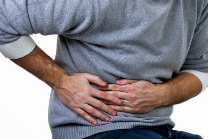 a abdominal pain especially on the right side of your stomach below your rib cage