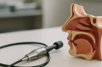 nasal endoscopy device ENT sinus diagnostic tools olfactory exam image