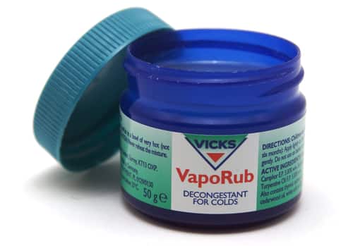 Doctor often recommends vapor rub when you get cold during pregnancy.