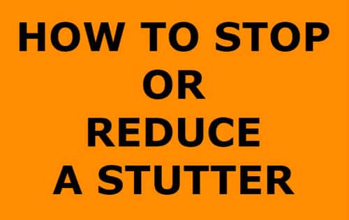 For people who regularly experience stuttering, and for those who experience it due to stress, several methods can help to reduce the frequency or eliminate it altogether.
