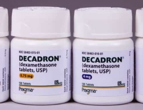 Decadron (dexamethasone) shot used to fight with sinusitis